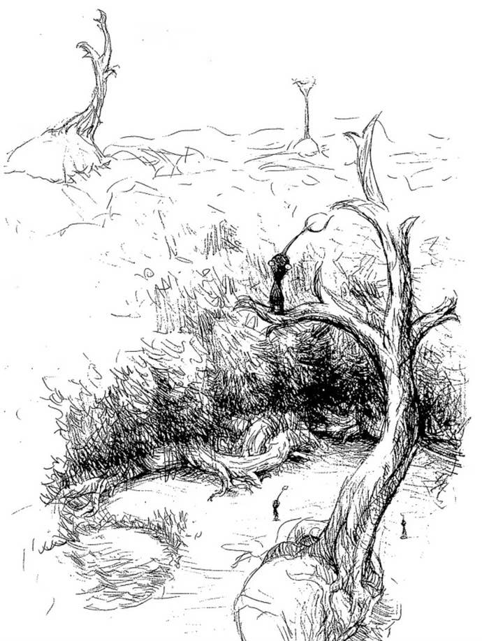 Early Pikmin sketch