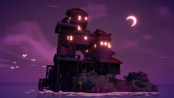 A spooky small land metropolis successful Pile Up!