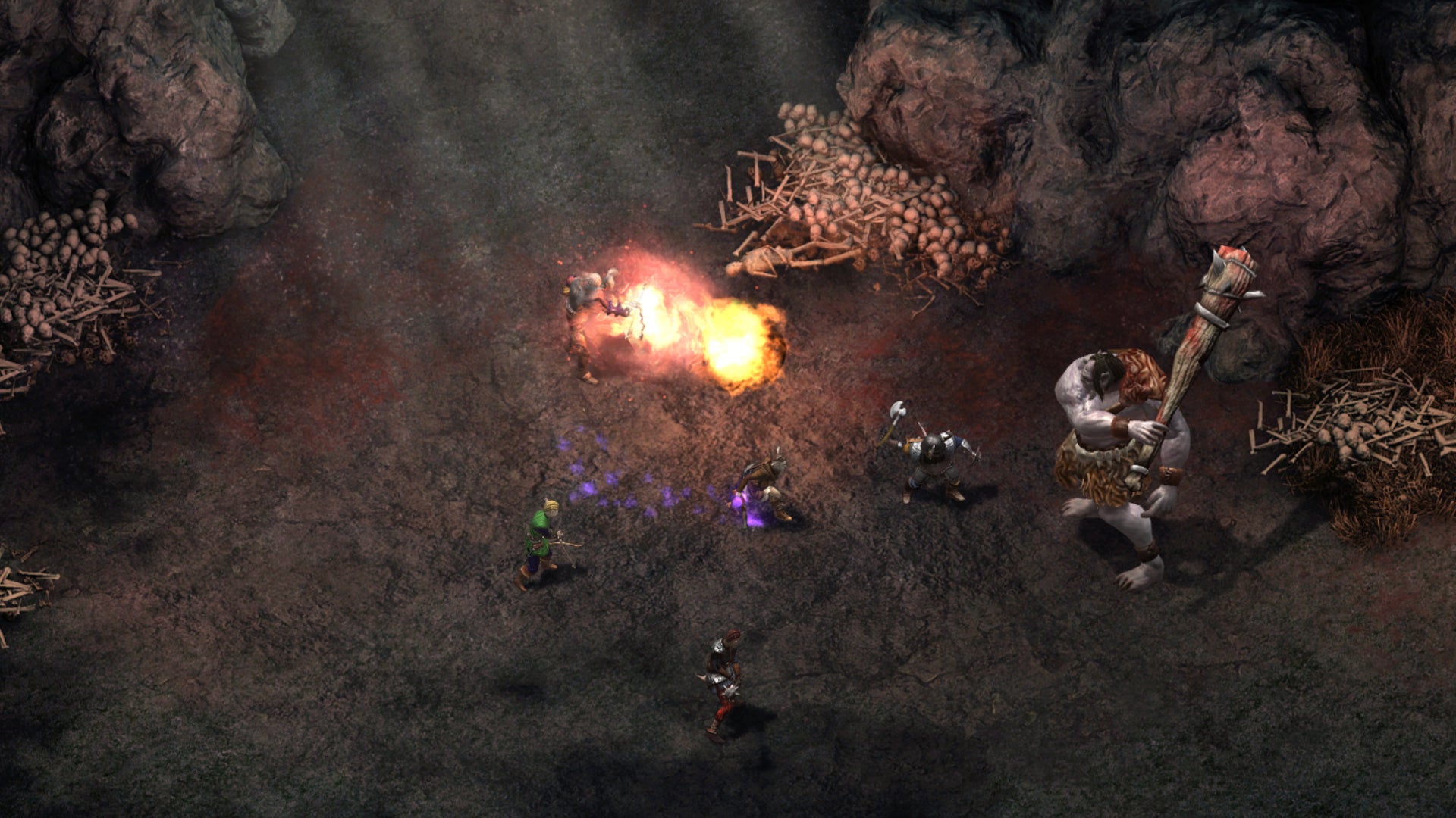 A big fight in Pillars of Eternity. - 1