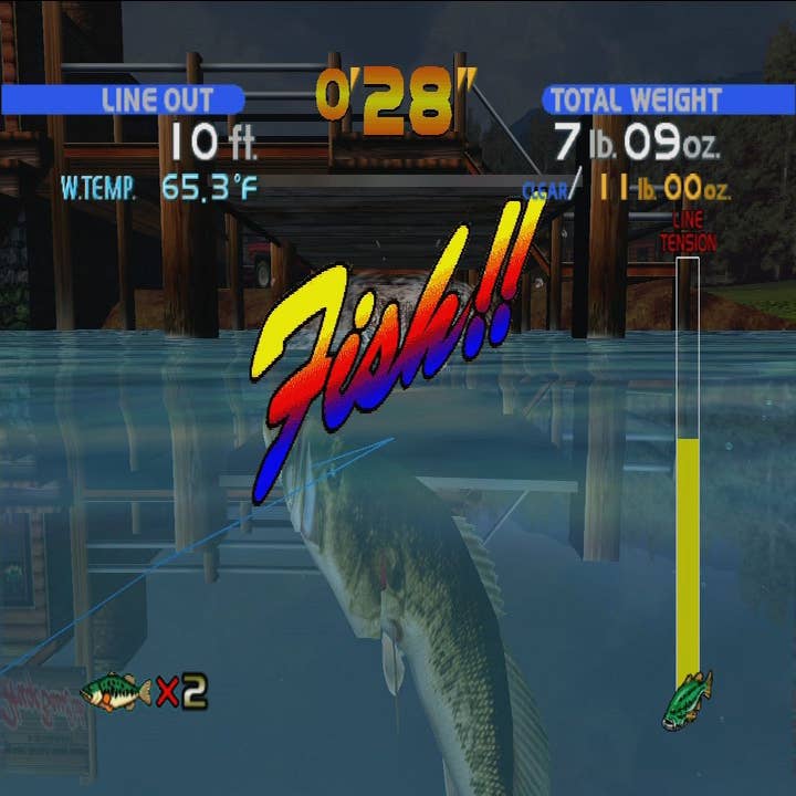 Sega Bass Fishing - Xbox 360 Live Arcade Gameplay - XBLA 