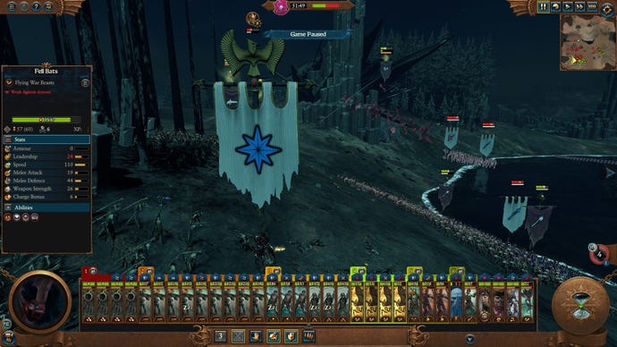 Tyrion gets shot to an inch of his life in Total War Warhammer 3