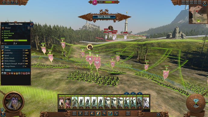 A tactical formation in Total War Warhammer 3
