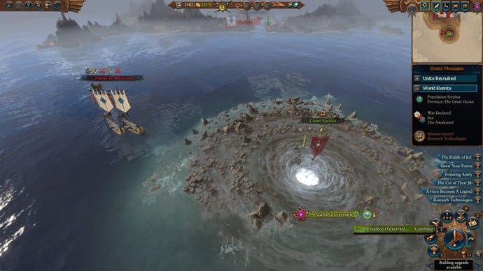 The Galleon's Graveyard in Total War Warhammer 3