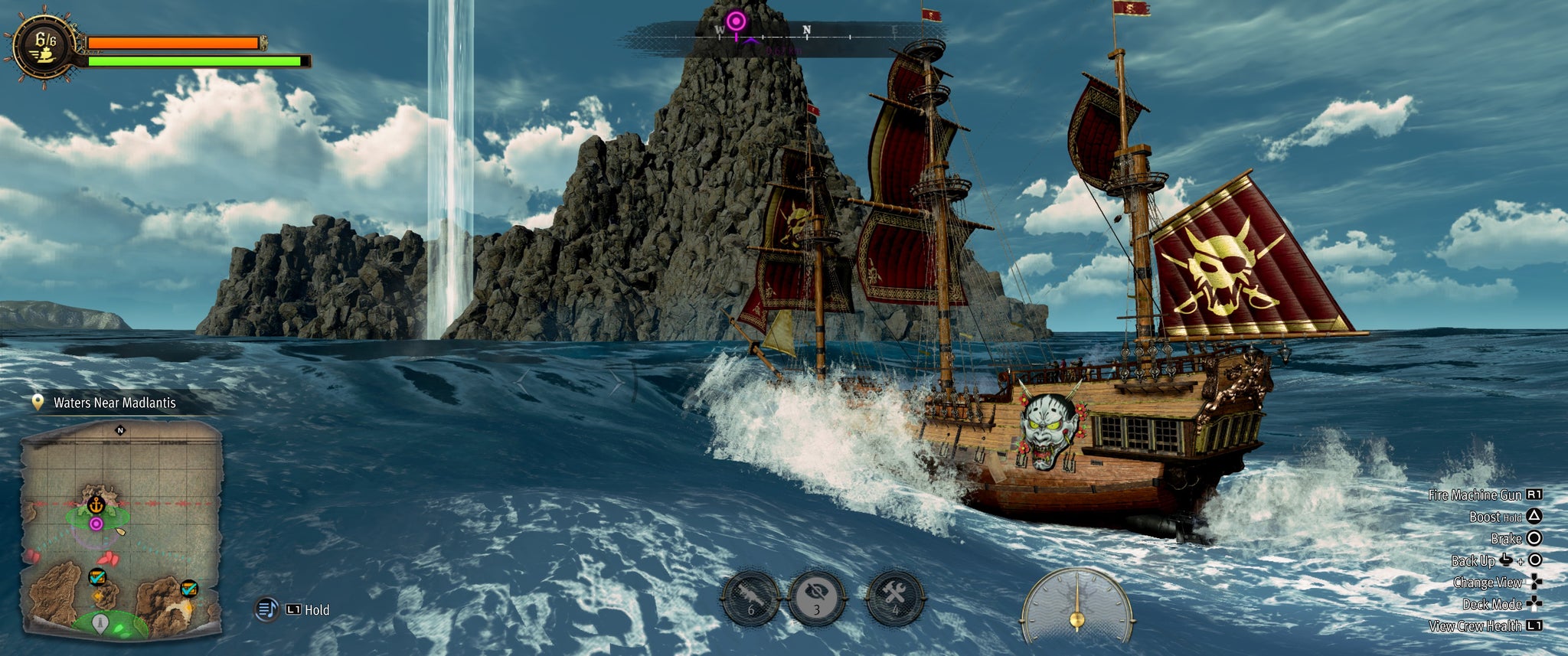 Sailing the ocean in Pirate Yakuza In Hawaii. - 3