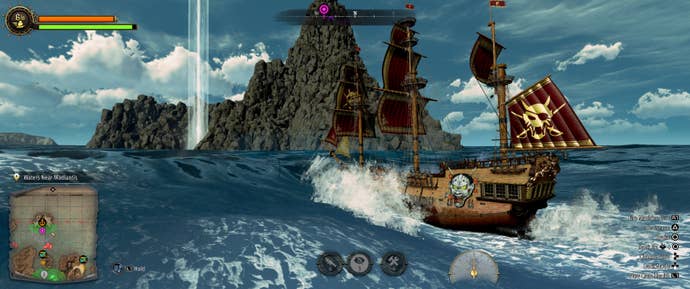 Sailing the ocean in Pirate Yakuza In Hawaii.