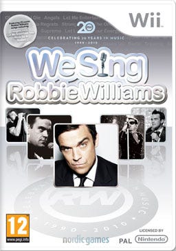Caixa de jogo de We Sing Robbie Williams