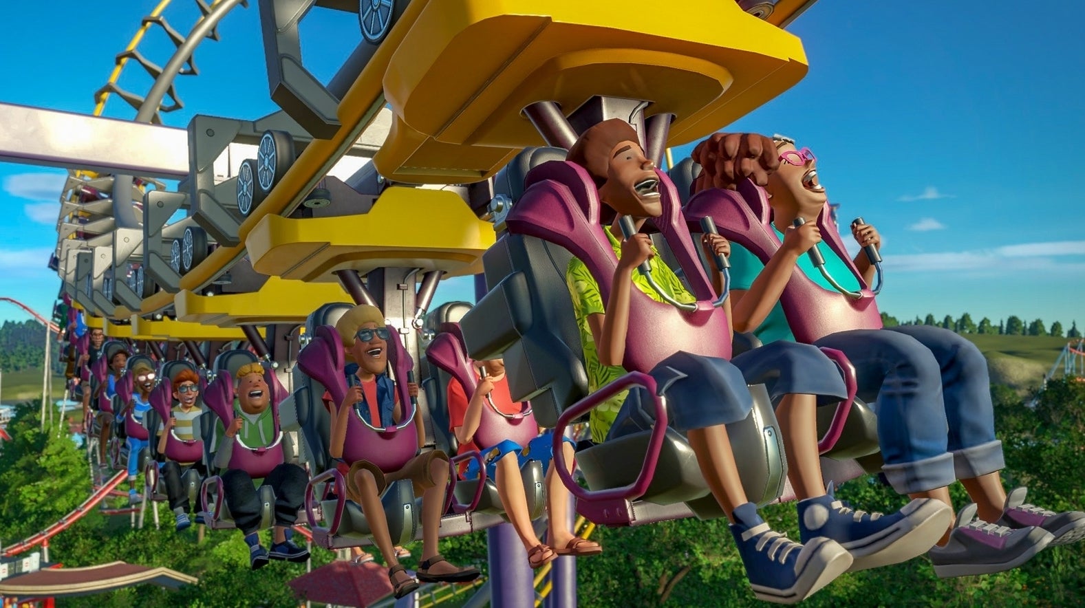 Planet Coaster will of course let you crash your rollercoasters