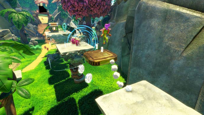 platforming in Yooka_Replaylee
