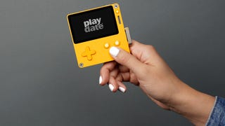 Playdate is a new handheld with black and white screen and a crank - and it comes with 12 new indie games