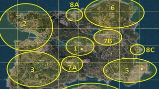 PlayerUnknown's Battlegrounds - mapa: jak używać, najważniejsze miejsca