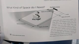 PlayStation VR wymaga około sześciu metrów kwadratowych przestrzeni
