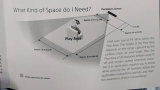 PlayStation VR wymaga około sześciu metrów kwadratowych przestrzeni