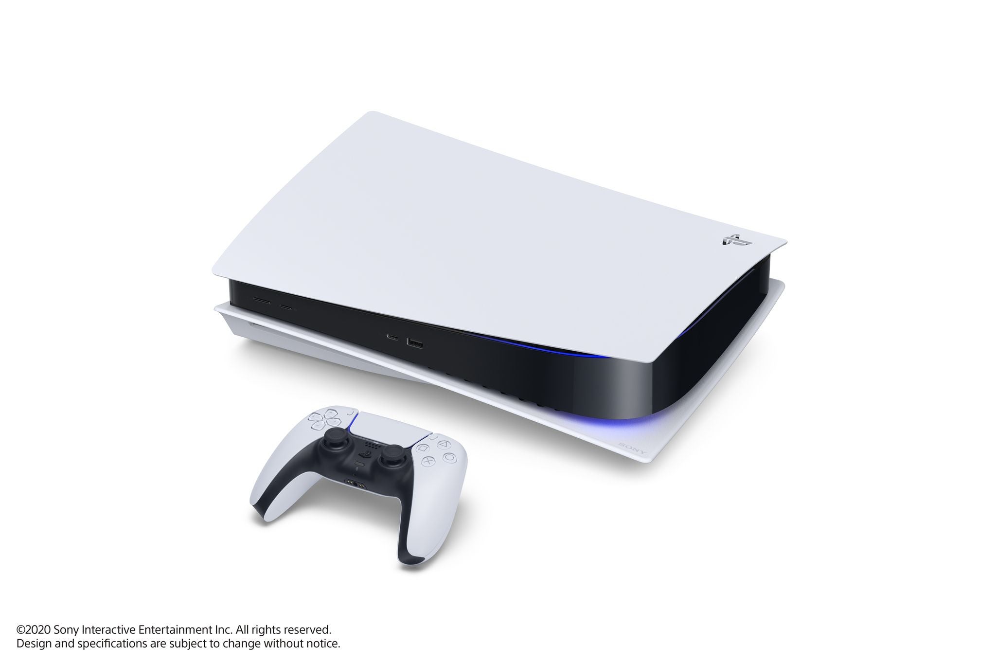 PlayStation 5 console design, including PS5 Digital Edition, ports