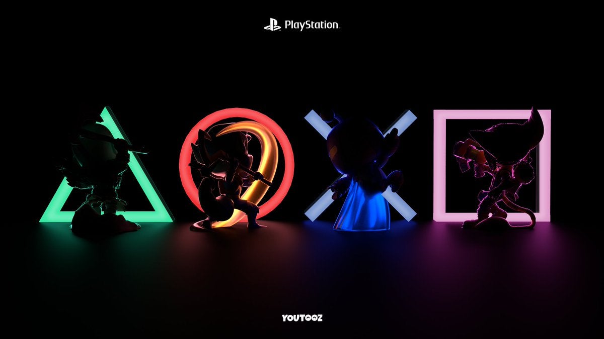 Imagem da Colaboração da Youtooz e PlayStation