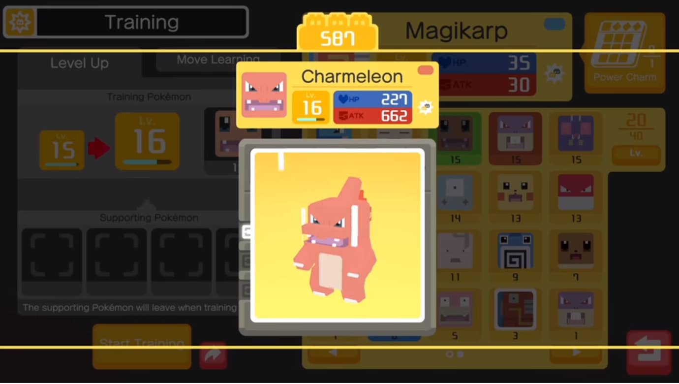 Pokemon Quest Evolution List How to Level Up and Evolve Pokemon