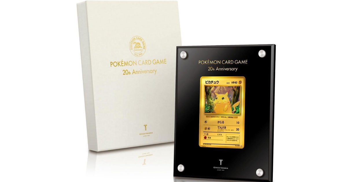A 24-karat gold Pikachu anniversary card is up for auction | Dicebreaker A 24-karat gold Pikachu anniversary card is up for auction | Dicebreaker