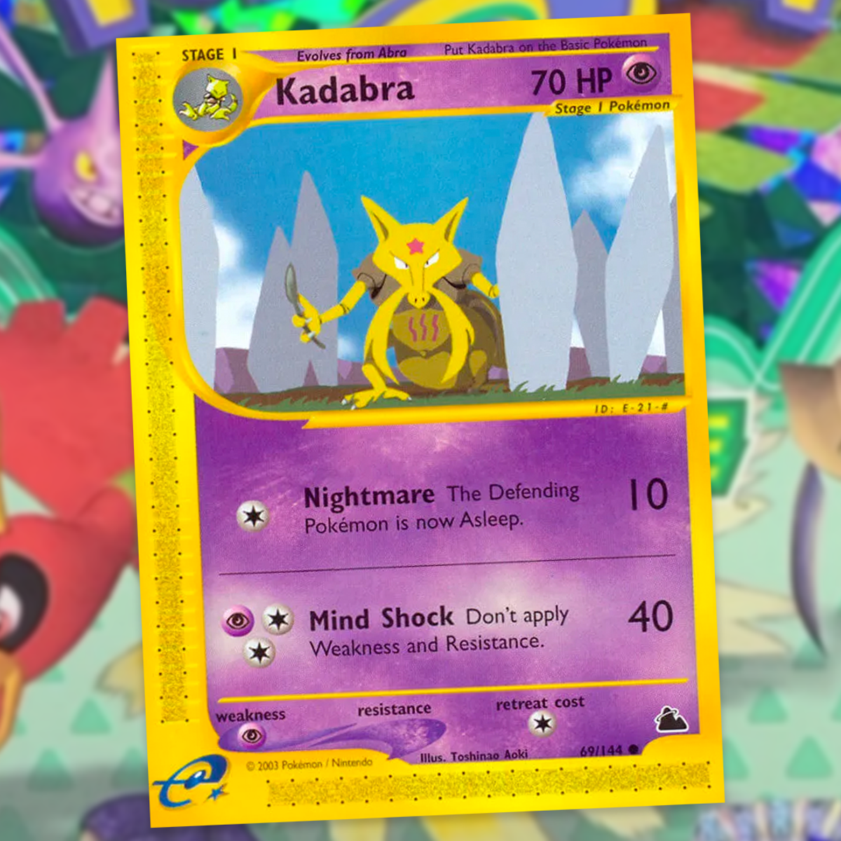 Historic 2003 Pokmon booster box featuring last Kadabra appearance before 20-year Uri Geller ban appears at auction | Dicebreaker Historic 2003 Pokmon booster box featuring last Kadabra appearance before 20-year Uri Geller ban appears at auction | Dicebreaker