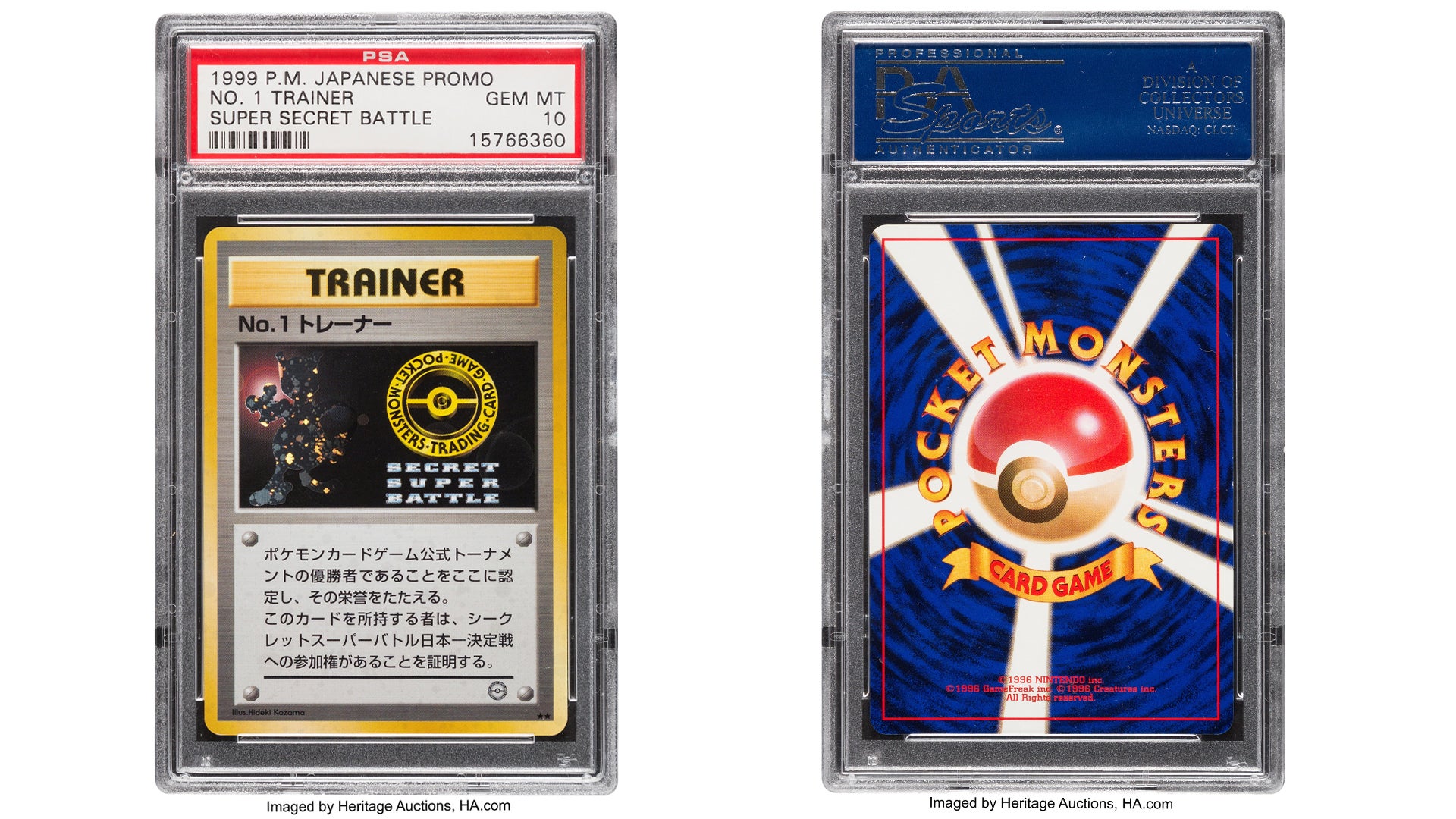 Rare Pokémon card, one of seven in the world, sells for $90,000 at