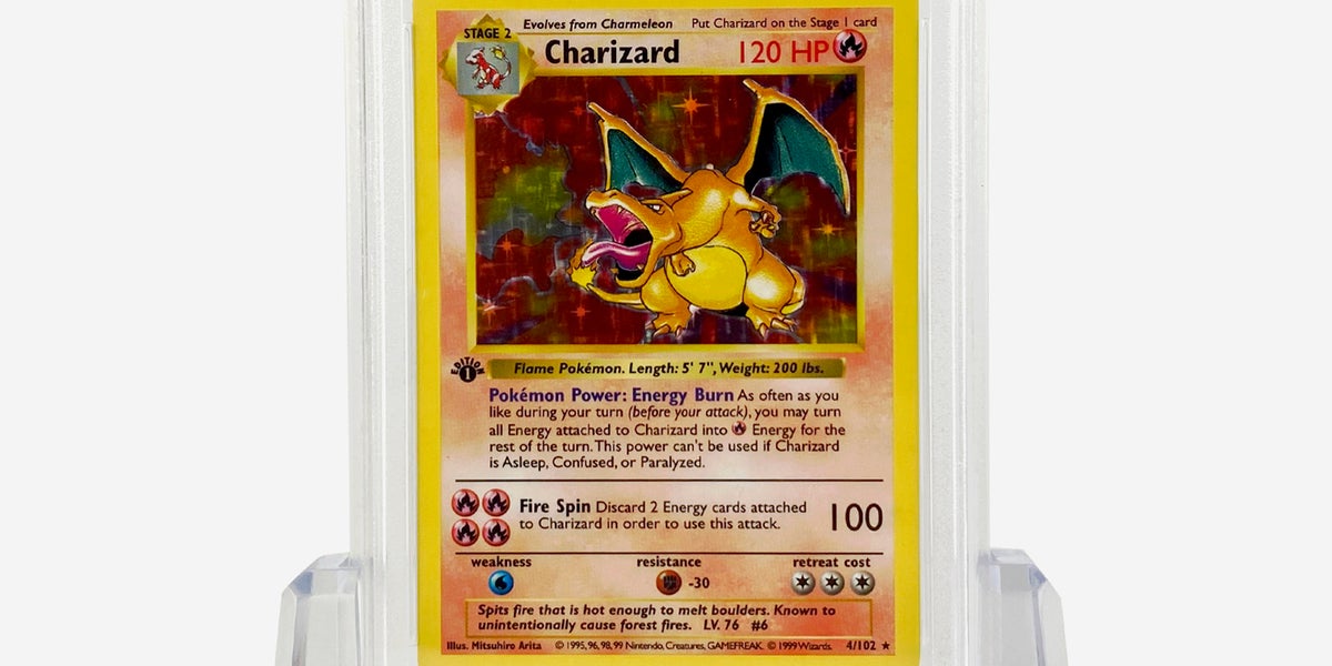 1999 shiny Charizard Pokmon card sells for record 169,000 | Dicebreaker 1999 shiny Charizard Pokmon card sells for record 169,000 | Dicebreaker