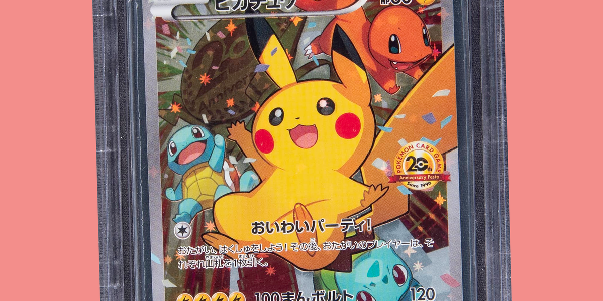 Pokmon anniversary promo card starring Pikachu and Gen 1 starters sells for another record sum | Dicebreaker Pokmon anniversary promo card starring Pikachu and Gen 1 starters sells for another record sum | Dicebreaker