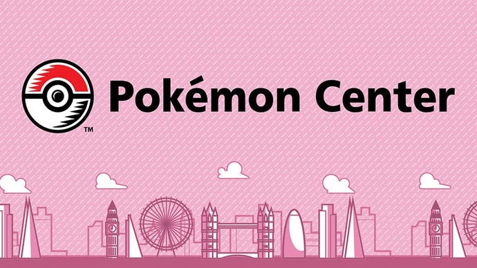 Pokémon Center at London banner.