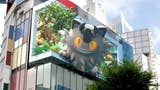 Trójwymiarowy billboard Pokemon Go w Tokio. Pokaz robi wrażenie