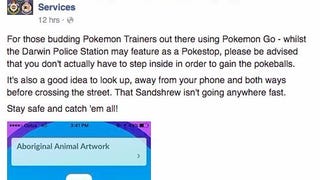 Pokémon GO hides Sandshrew at police station with hilarious results