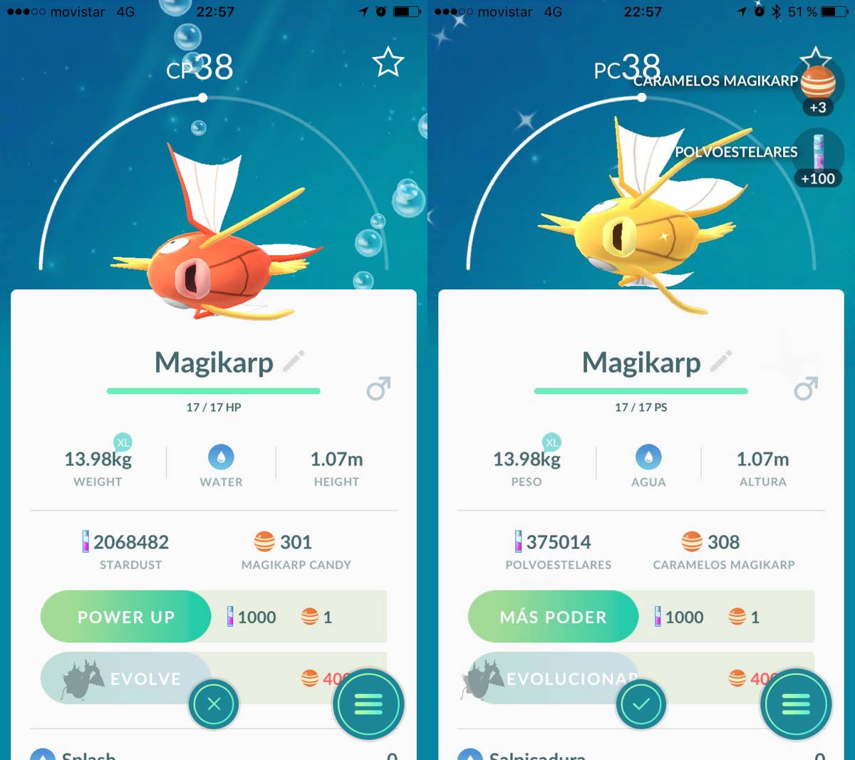 Pokémon Go Shinies - how to catch Shiny Magikarp, Red Gyarados