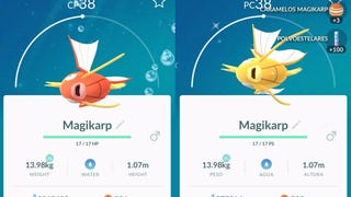 Pokémon Go Brilhantes como capturar Magikarp Brilhante, Gyarados Vermelho e sabemos sobre Pokémon Brilhantes.