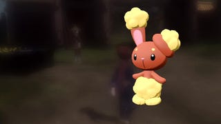 Pokémon Legenden Arceus: Das Pokémon auf dem Foto im Wald