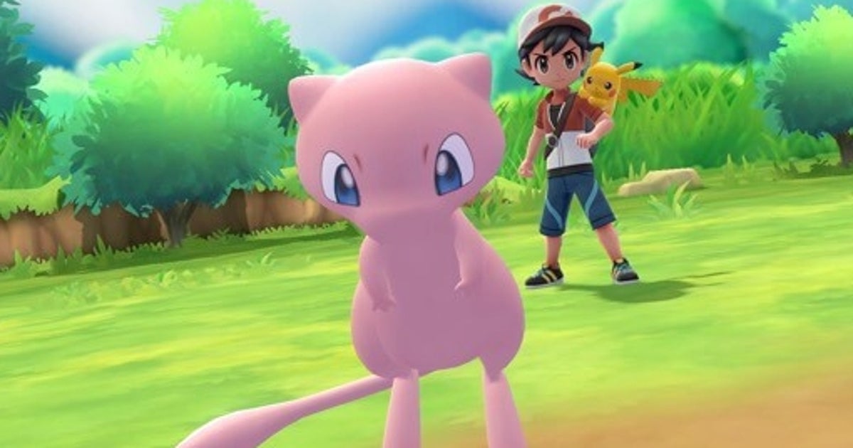 Pokémon Let's Go Mew Ohne Pokéball Plus www.eurogamer.de