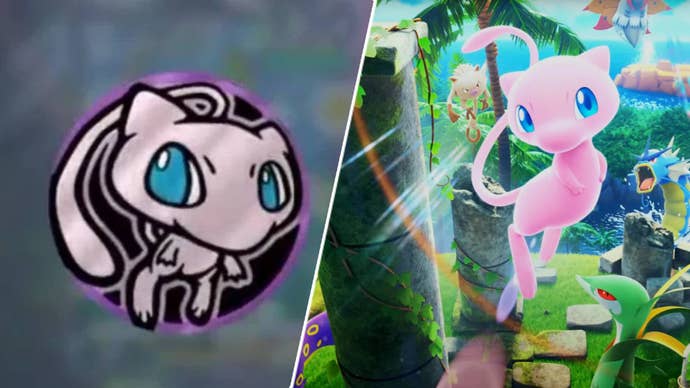 Pokemon TCG Pocket Mew coin custom header