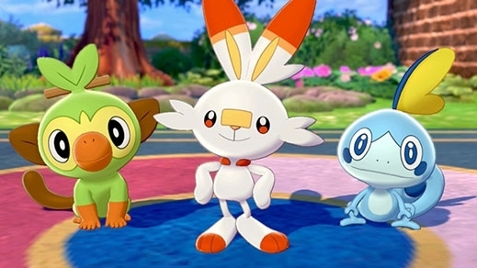Pokémon Sword and Shield starters Sobble, Scorbunny and Grookey