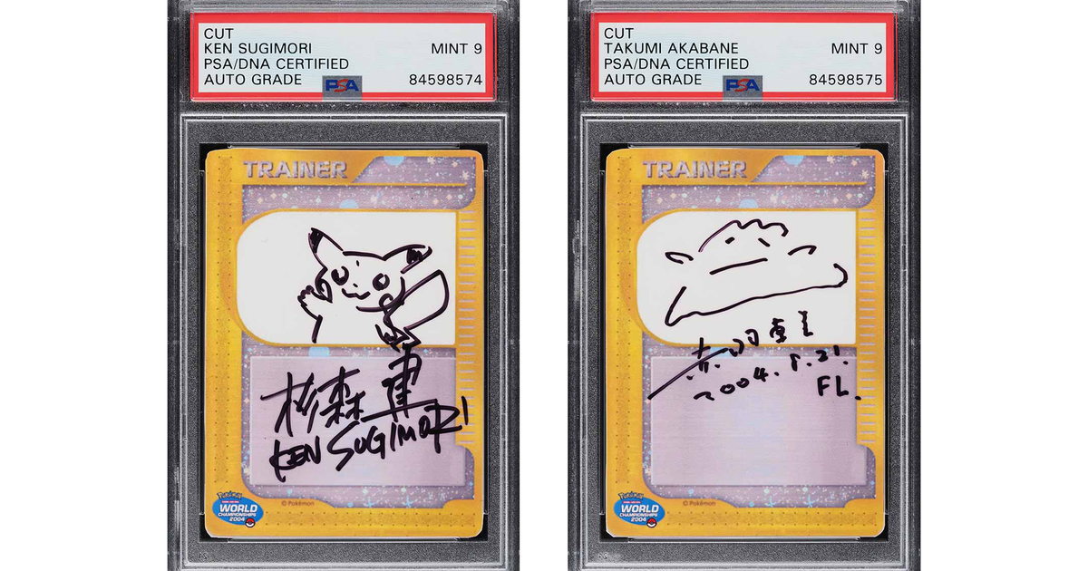 Pokmon TCG cards featuring doodles and autographs by original artists on auction | Dicebreaker Pokmon TCG cards featuring doodles and autographs by original artists on auction | Dicebreaker