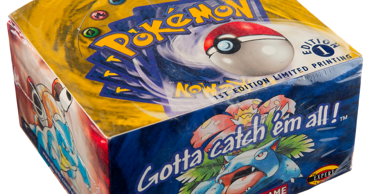 Sealed first-edition Pokémon TCG booster box fetches $384,000 at