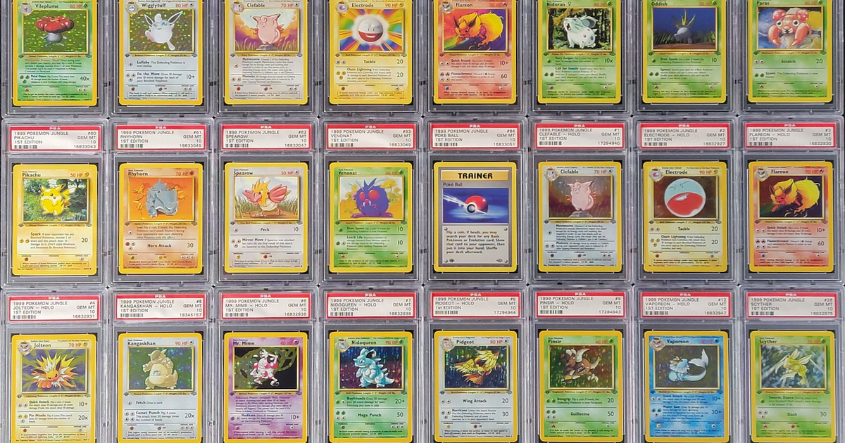 Pristine sets of Pokmon TCG's Jungle and Fossil expansions appear at auction | Dicebreaker Pristine sets of Pokmon TCG's Jungle and Fossil expansions appear at auction | Dicebreaker