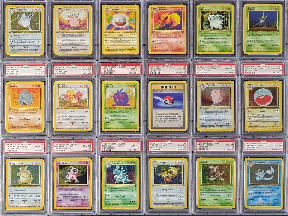Pristine sets of Pokmon TCG's Jungle and Fossil expansions appear at auction | Dicebreaker Pristine sets of Pokmon TCG's Jungle and Fossil expansions appear at auction | Dicebreaker