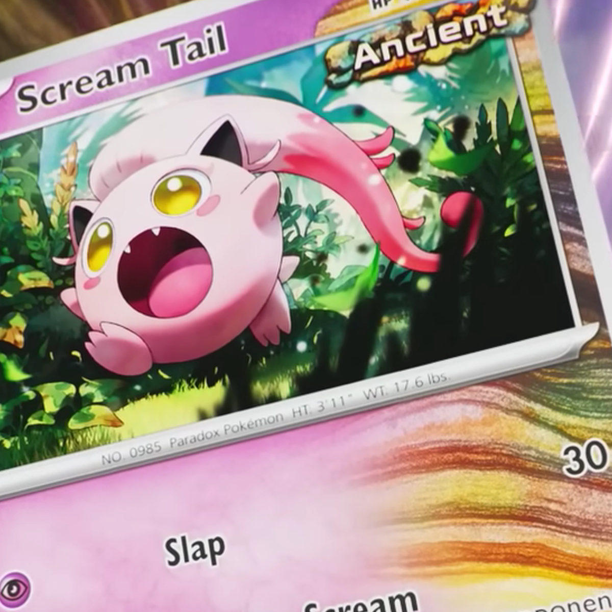 scream tail ancient pokemon card - Scarlet & Violet Promo 065 1 Attack 1 Scream Tail? : r/PokemonMisprints