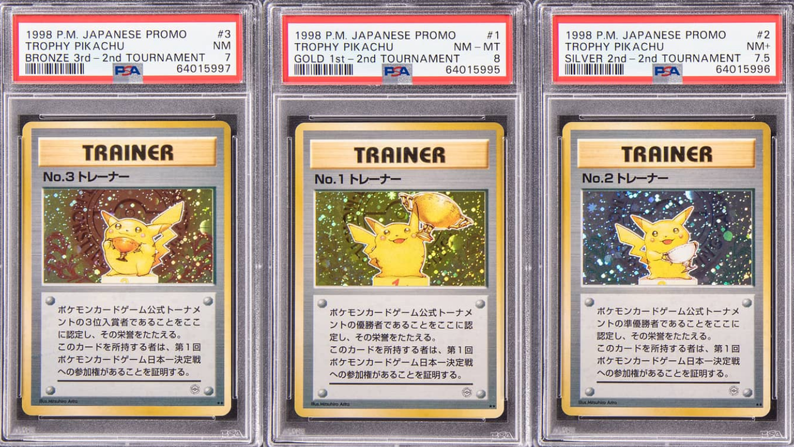 Pokmon Trophy Pikachu TCG card set on auction for over $300,000 | Dicebreaker Pokmon Trophy Pikachu TCG card set on auction for over $300,000 | Dicebreaker