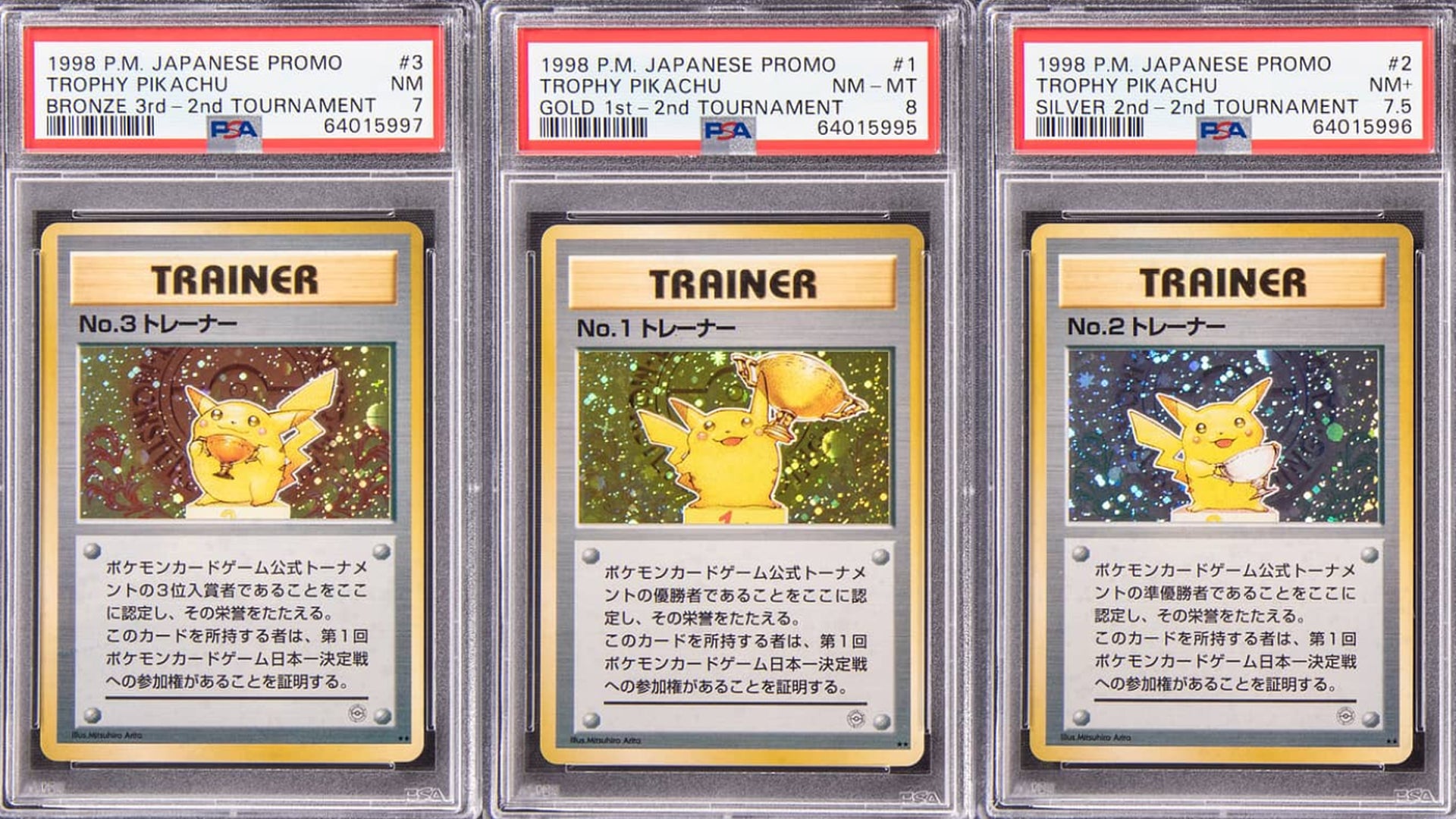 Pokmon Trophy Pikachu TCG card set on auction for over $300,000 | Dicebreaker Pokmon Trophy Pikachu TCG card set on auction for over $300,000 | Dicebreaker