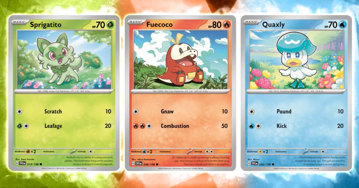 scarlet and violet pokemon card price list TCG: & Sleeved Booster Packs RarityCommon Hit Points60 HP Grass Absorb (10) Heal 10 damage from this Pokmon. Pokmon Scarlet & Violet