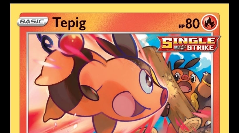 Pokémon TCG Sword & Shield - Battle Styles expansion bevat unieke Tepig kaart