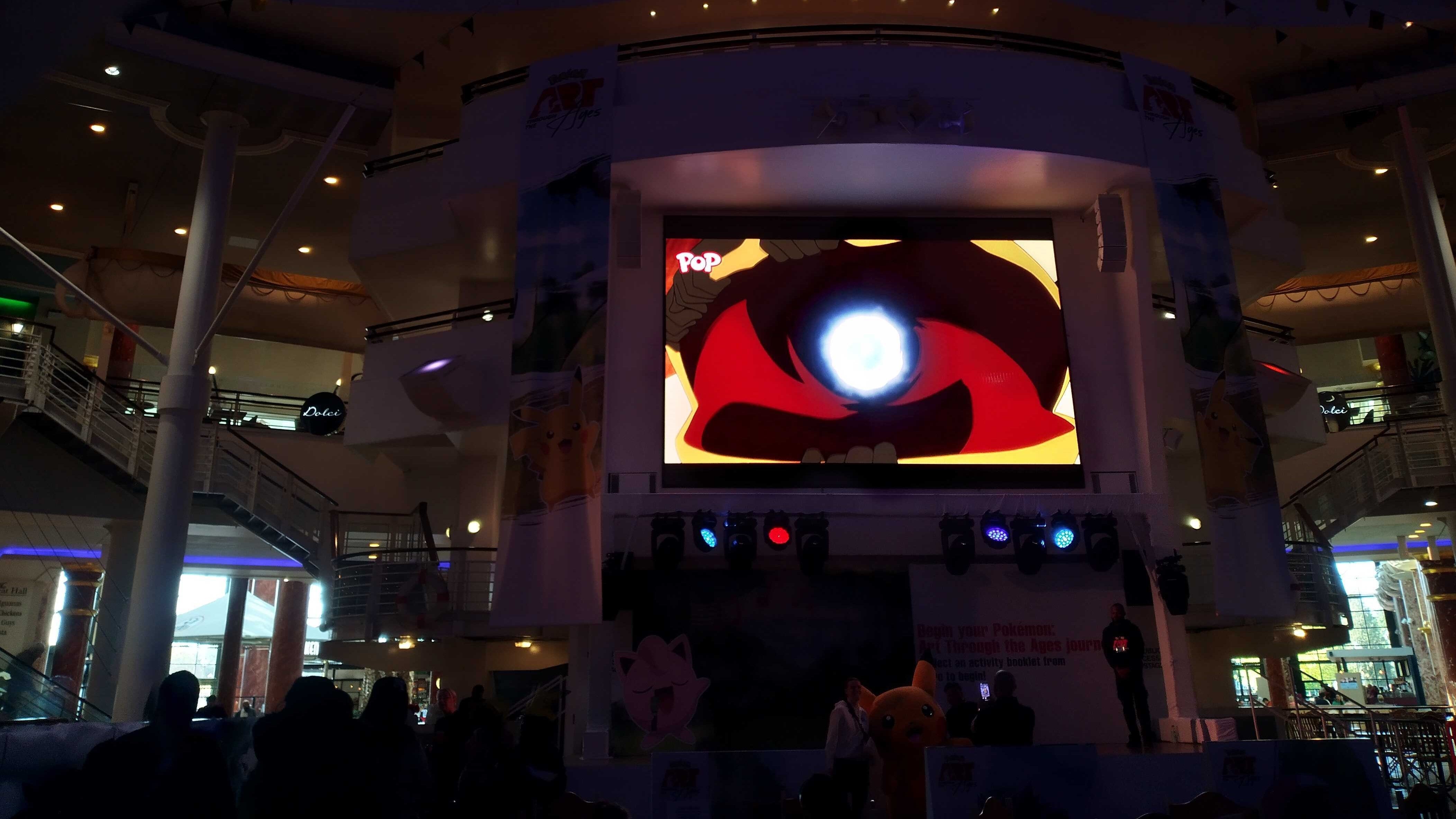 Pokémon the series being aired at The Orient during Pokémon: Art Through the Ages