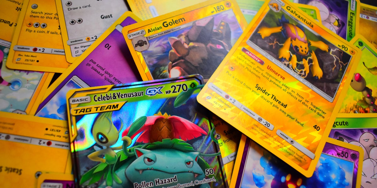 how many card in a pokemon deck Pokemon: 100 Assorted Bundle - with Foils and 5 Ultra Rare (V, GX, EX) Variety Deck version may vary Five decks to start you