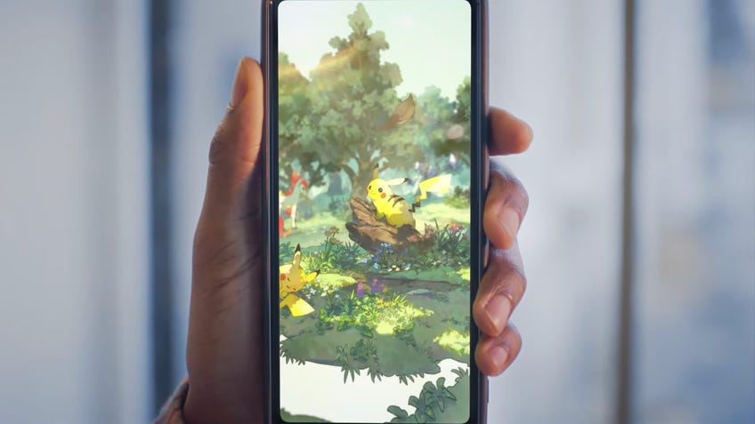 Pokemon Trading Card Game Pocket announcement video screenshot