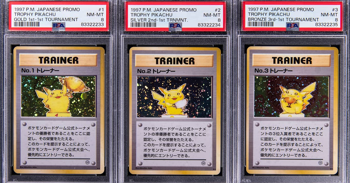 Another set of Pokmon TCG Trophy Pikachu cards sells at auction for nearly $800,000 | Dicebreaker Another set of Pokmon TCG Trophy Pikachu cards sells at auction for nearly $800,000 | Dicebreaker