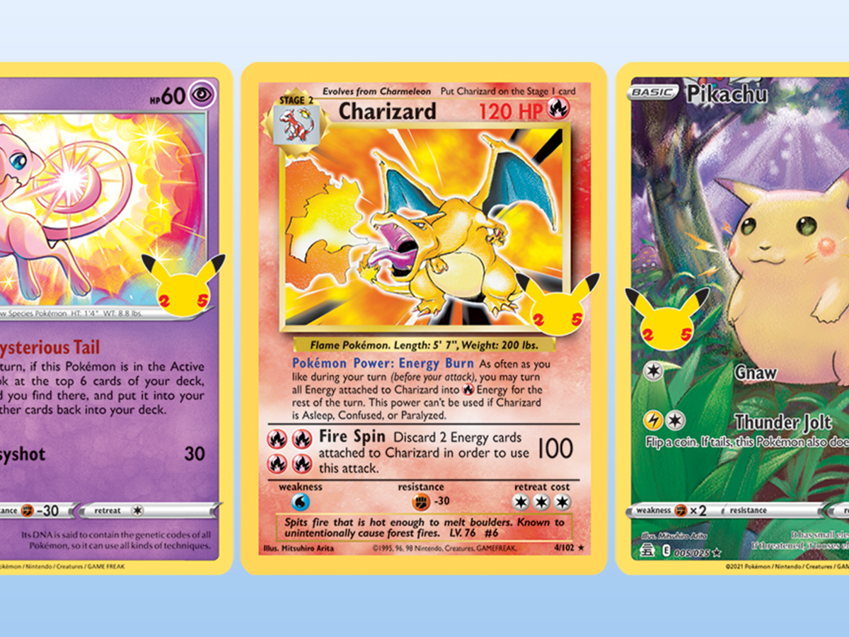 are 25th anniversary pokemon cards worth anything Celebrations known Pokmon from various eras of the TCG I'm tumbling back down the