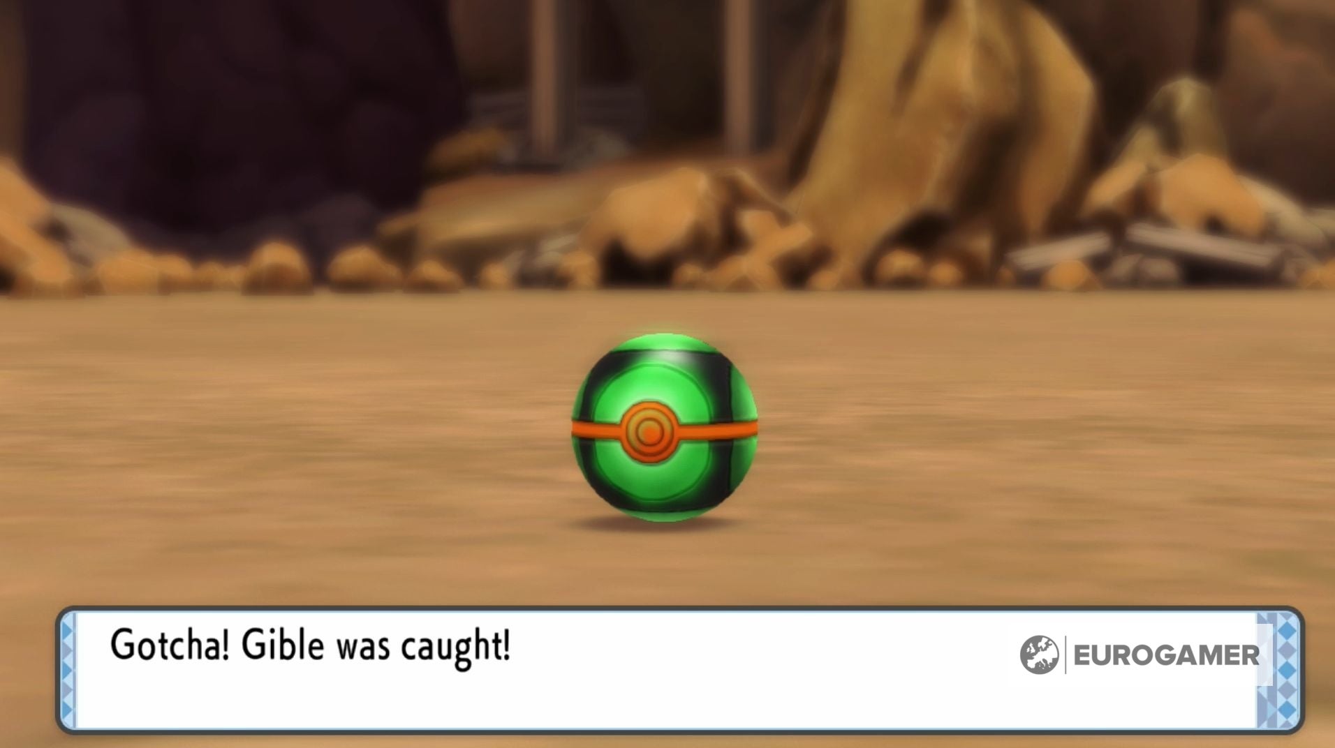 Gibble Using A Move Pokémon Brilliant Diamond and Shining Pearl Gible location: How to get ...