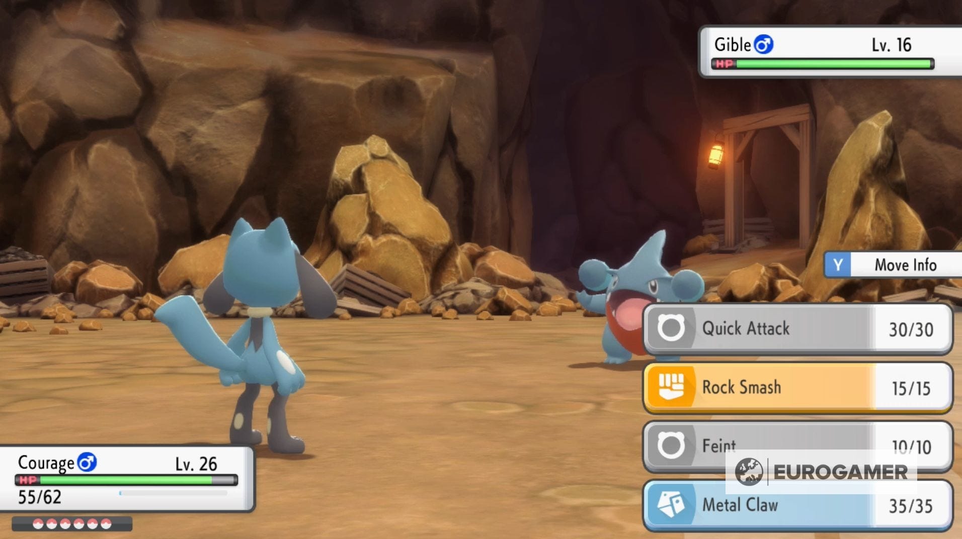 Gibble Using A Move Pokémon Brilliant Diamond and Shining Pearl Gible location: How to get ...
