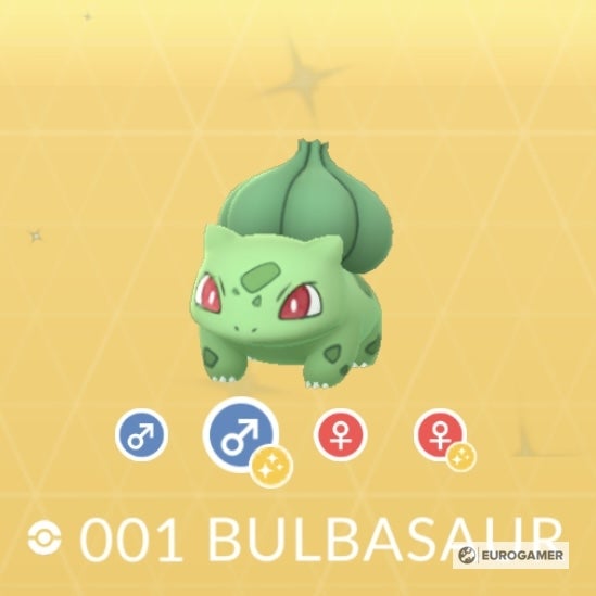Shiny Bulbasaur, evolution chart, 100 perfect IV stats and Venusaur